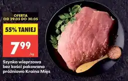 Biedronka Szynka wieprzowa bez kości pakowana próżniowo Kraina Mies oferta