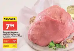 Biedronka Szynka wieprzowa bez kości pakowana próżniowo Kraina Mies oferta