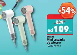 Biedronka DREAME Mini suszarka do włosów oferta