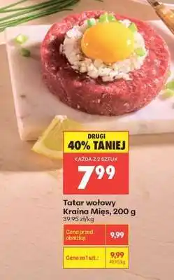 Biedronka Tatar wołowy Kraina Mięs 200 g oferta