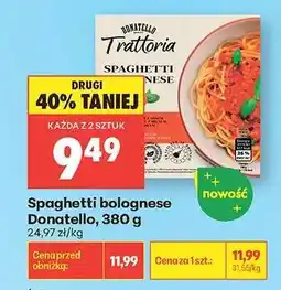 Biedronka Spaghetti bolognese Donatello, 380 g oferta
