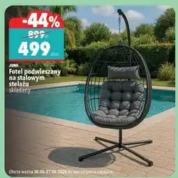 Biedronka JUMI Fotel podwieszany na stalowym stelażu oferta