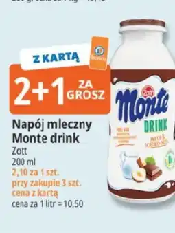 E.Leclerc Zott Napój mleczny Monte drink oferta