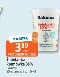 E.Leclerc Bakoma Śmietanka kremówka 30% oferta