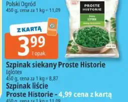 E.Leclerc Proste Historie Szpinak siekany oferta