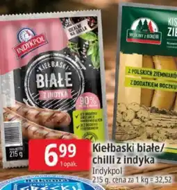 E.Leclerc Indykpol Kiełbaski białe/chilli z indyka oferta