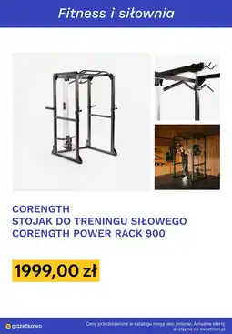 Decathlon CORENGTH STOJAK DO TRENINGU SIŁOWEGO CORENGTH POWER RACK 900 oferta