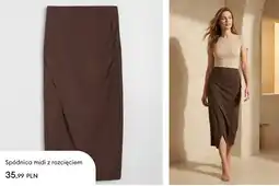 Sinsay Spódnica midi z rozcięciem oferta