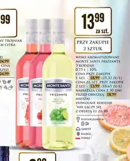 Dino Wino aromatyzowane Monte Santi Frizzante oferta