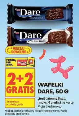 Biedronka Wafelek w czekoladzie mlecznej Eti Dare oferta