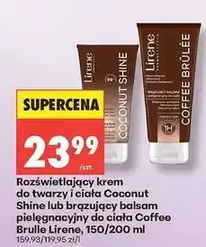 Biedronka Krem rozświetlający do twarzy i ciała Lirene Coconut Shine oferta
