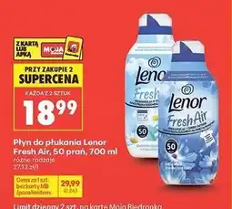 Biedronka Płyn do płukania sensitive Lenor Fresh Air Effect oferta
