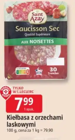 E.Leclerc Saint Azay Kiełbasa z orzechami laskowymi oferta