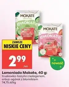 Biedronka Lemoniada strawberry basil Mokate oferta