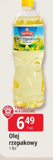 E.Leclerc Rustica Olej rzepakowy oferta