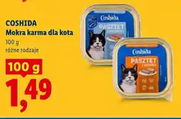 Lidl Mokra karma dla kota Coshida Pasztet z drobiem oferta
