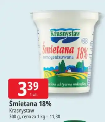 E.Leclerc Śmietana 18% Krasnystaw oferta