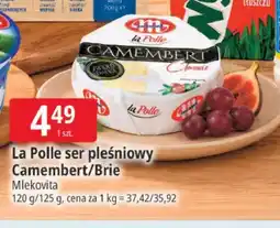 E.Leclerc Ser pleśniowy La Polle Camembert Mlekovita oferta