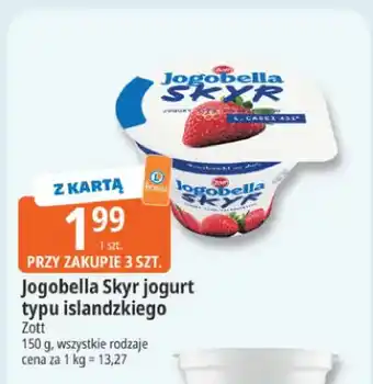 E.Leclerc Jogobella Skyr jogurt typu islandzkiego Zott oferta