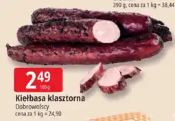 E.Leclerc Kiełbasa klasztorna Dobrowolscy oferta