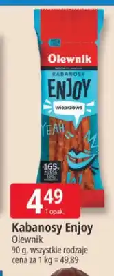 E.Leclerc Kabanosy Enjoy wieprzowe Olewnik oferta