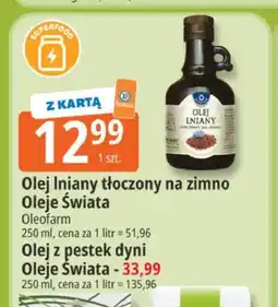 E.Leclerc Olej lniany tłoczony na zimno Oleje Świata oferta