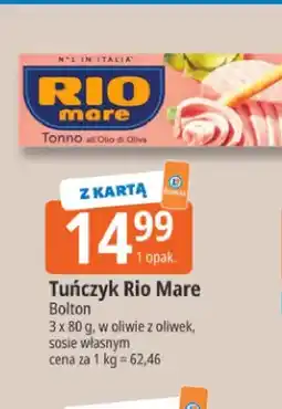 E.Leclerc Tuńczyk Rio Mare w oliwie z oliwek oferta