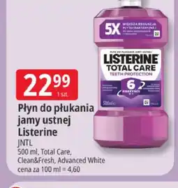 E.Leclerc Płyn do płukania jamy ustnej Listerine Total Care oferta