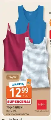 E.Leclerc Top damski Tissaia roz. S-2XL oferta