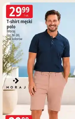 E.Leclerc T-shirt męski polo Moraj roz. M-3XL oferta