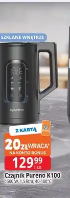 E.Leclerc Czajnik Pureno K100 1500W 1,5 litra 40-100°C oferta