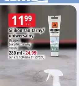 E.Leclerc Silikon sanitarny Dragon biały oferta