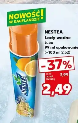 Kaufland Lody wodne tuba Nestea oferta