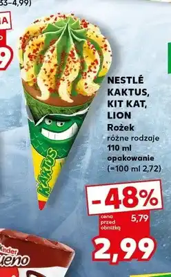 Kaufland Lody rożek Kaktus oferta