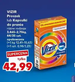 Kaufland Proszek do prania Vizir oferta
