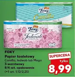 Kaufland Papier toaletowy Foxy Camilla 3-warstwowy 8-pak oferta