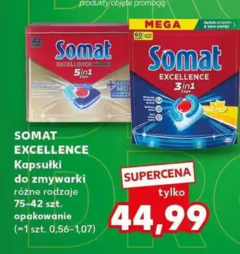 Kaufland Kapsułki do zmywarki Somat Excellence oferta