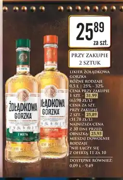 Dino Likier Żołądkowa Gorzka z miętą oferta