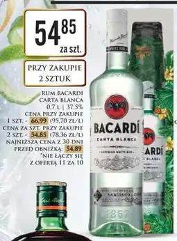 Dino Rum Bacardi Carta Blanca 37,5% oferta