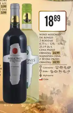 Dino Wino Misiones De Rengo czerwone wytrawne oferta