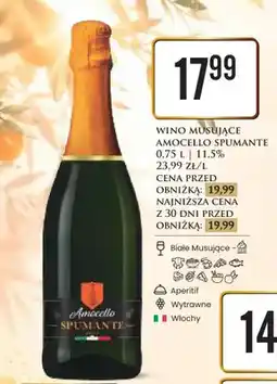 Dino Wino musujące Amocello Spumante 11,5% oferta