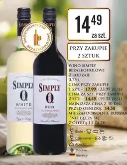 Dino Wino bezalkoholowe Simply 0 White oferta