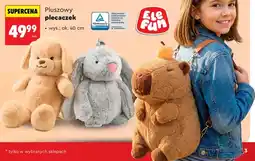 Biedronka Pluszowy plecaczek Elefun wys. ok. 40cm oferta