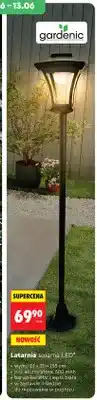 Biedronka Latarnia solarna LED Gardenic wym. 21x21x155cm oferta