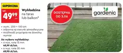 Biedronka Wykładzina na taras lub balkon Gardenic o wys. runa 30mm wym. 200x100cm oferta