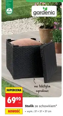 Biedronka Stolik ze schowkiem Gardenic wym.: 37x37x37cm oferta