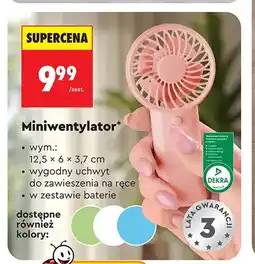 Biedronka Miniwentylator 12,5x6x3,7cm oferta