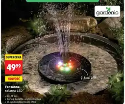 Biedronka Fontanna solarna LED gardenic śr.: 16cm barwa światła: wielokolorowa kl. wodoodporności: IP65 oferta