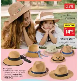 Biedronka Kapelusz dziecięcy CLEVÉ oferta