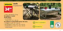 Biedronka Stolik turystyczny prostokątny o wym. 60x40x25cm oferta